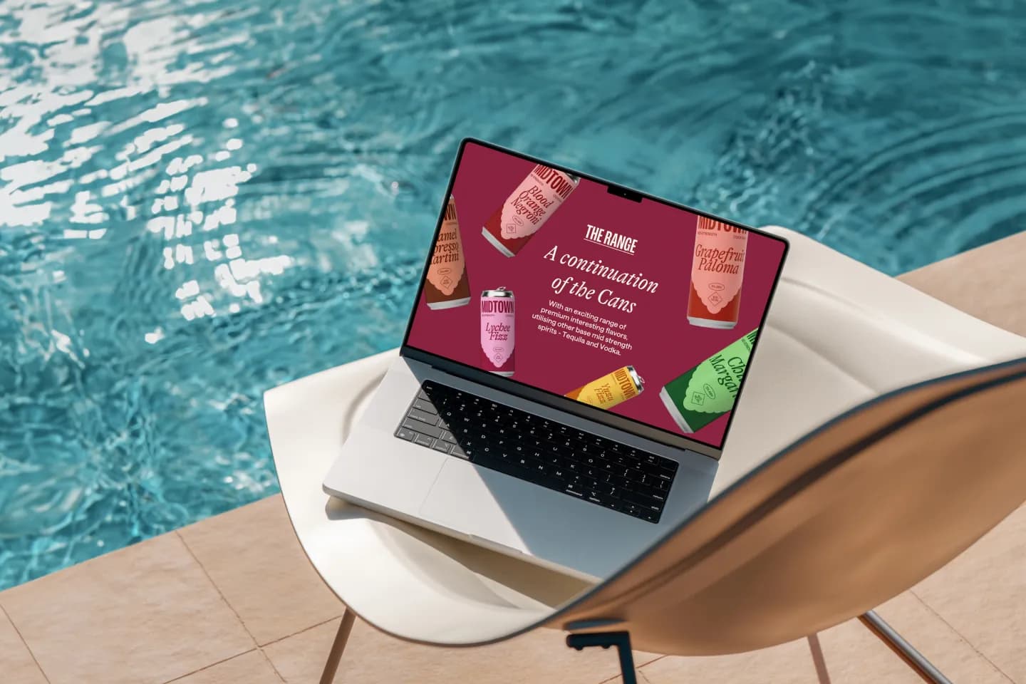 Midtown Cocktails pitch deck — cover and hero slide