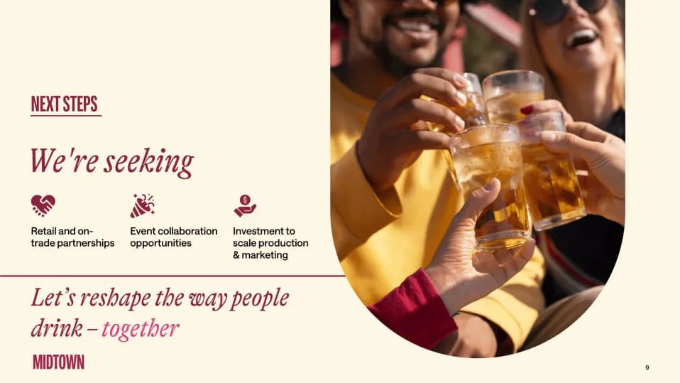 Midtown Cocktails — full deck presentation overview