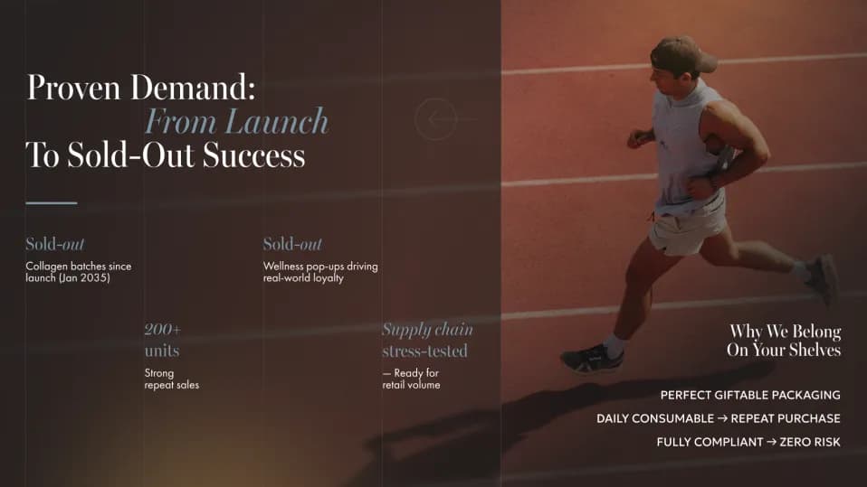 Wellness Brand — visual direction and typography system