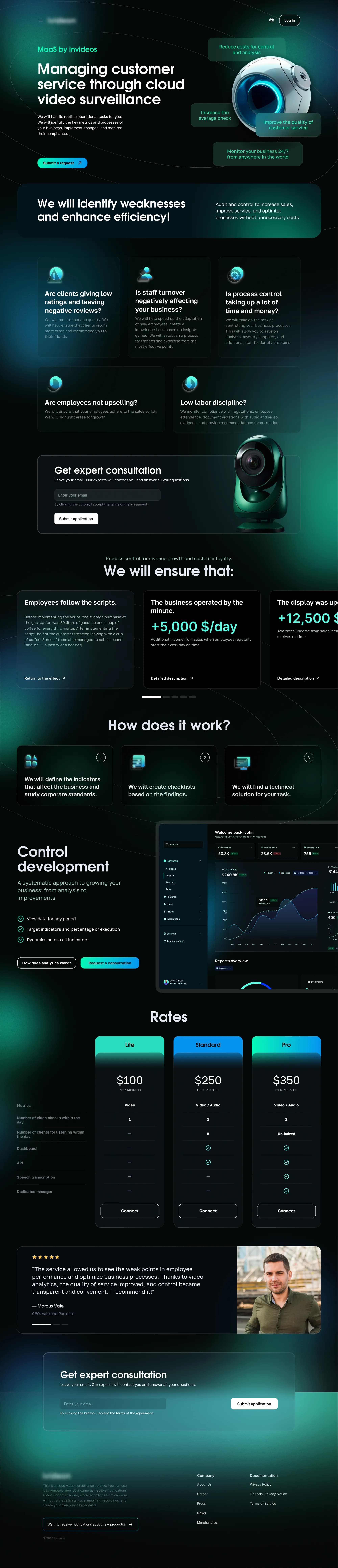 Invideos MaaS landing page — plain, specific pages an AI system can read
