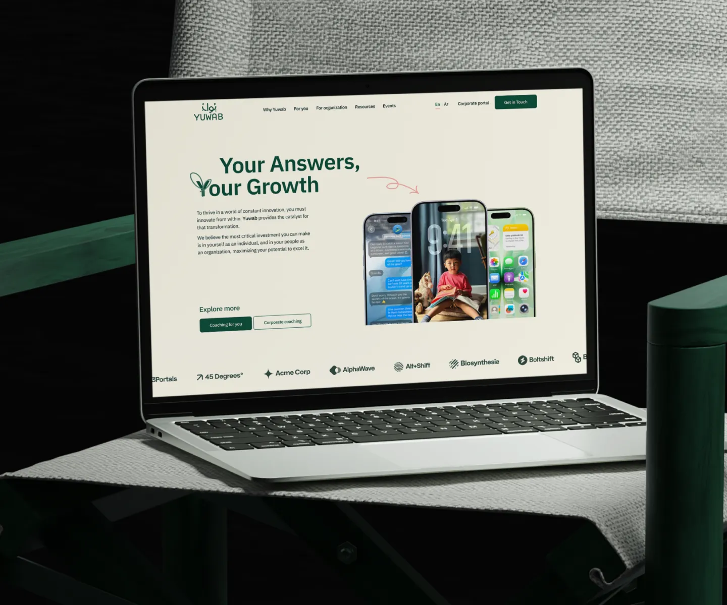 Coaching Website — Service Brand · Trust